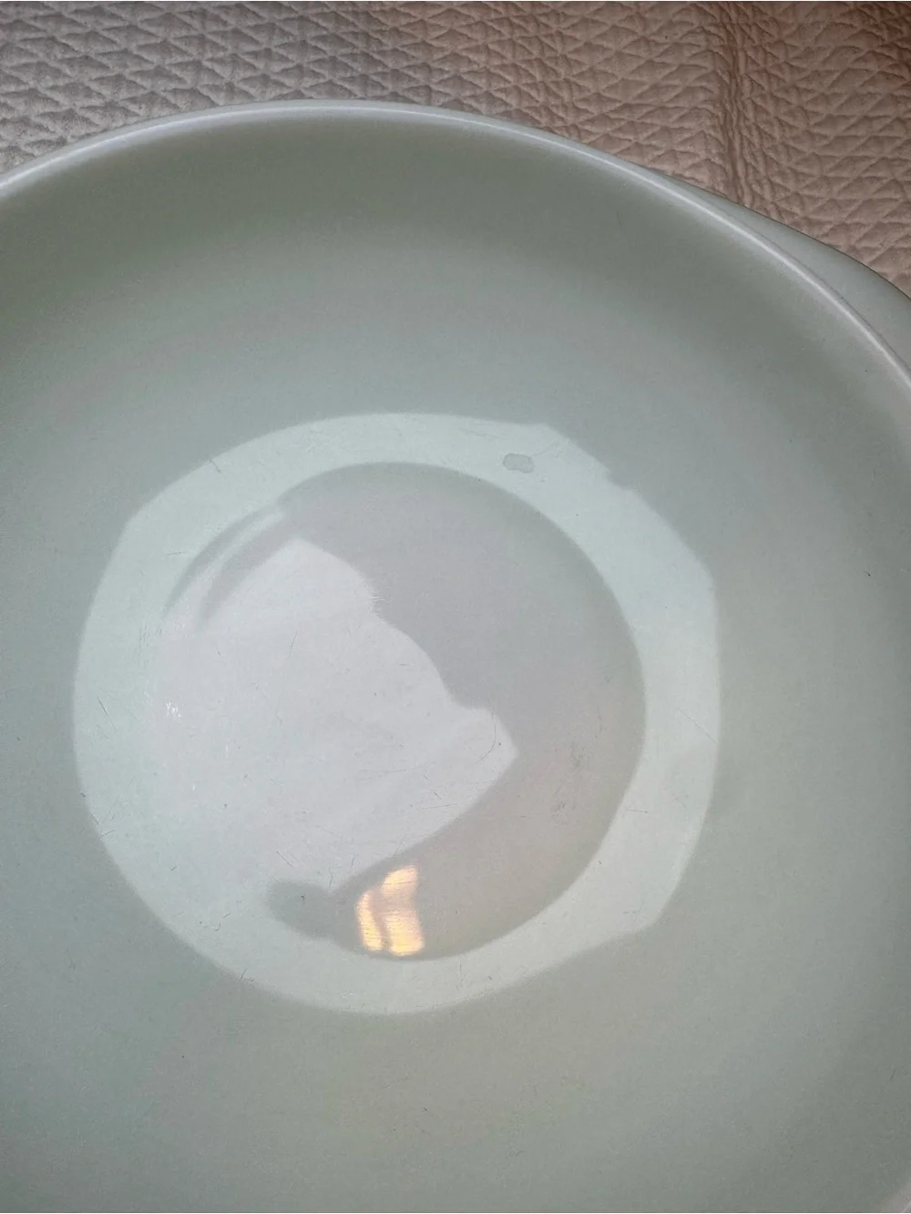 Vintage Pyrex 024 2 Qt Lime Green Round Casserole Baking Dish USA